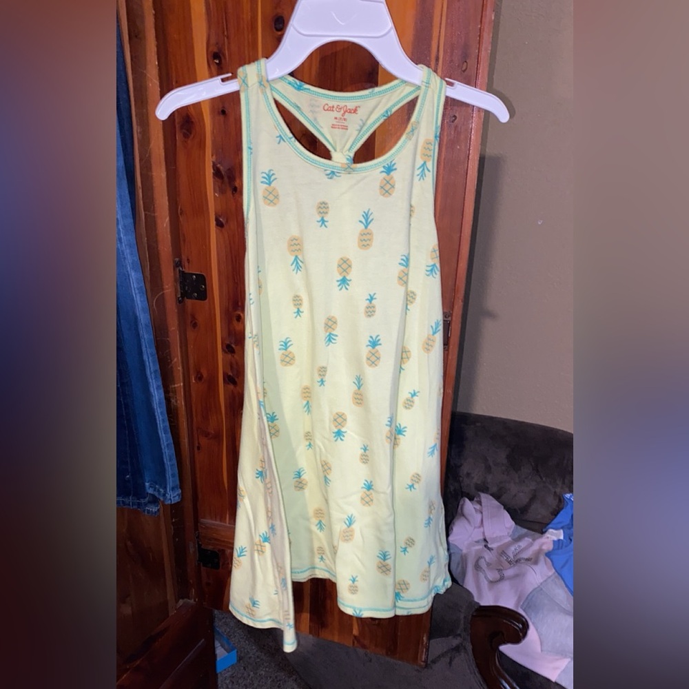 Girls pineapple summer dress💛